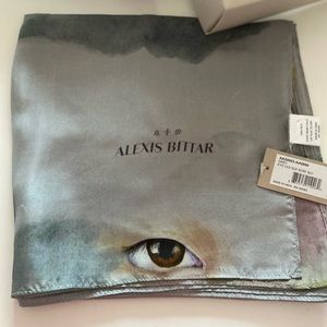 Brand New Alexis Bittar Silk Scarf